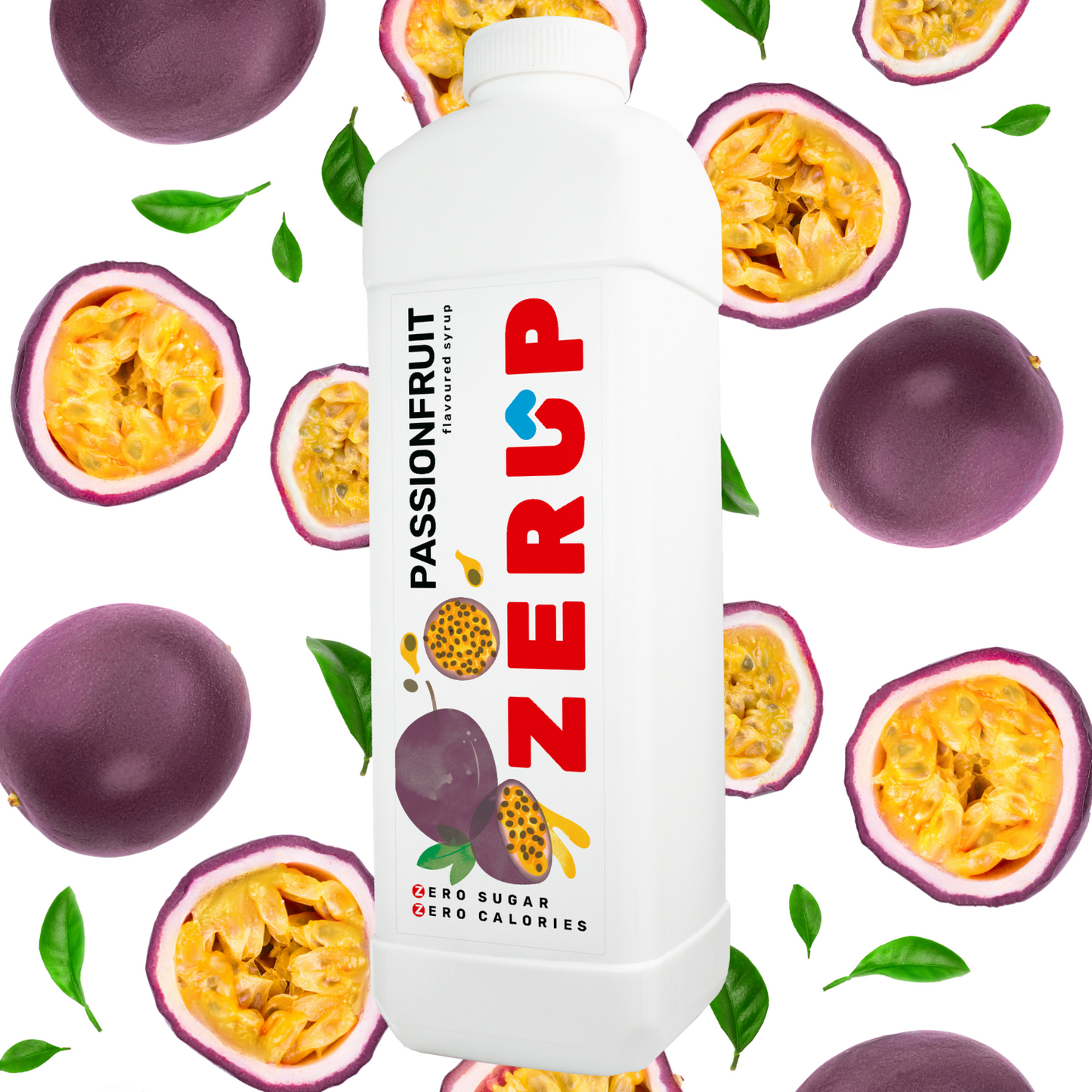 Zerup Zero Sugar Passionfruit Syrup 1L