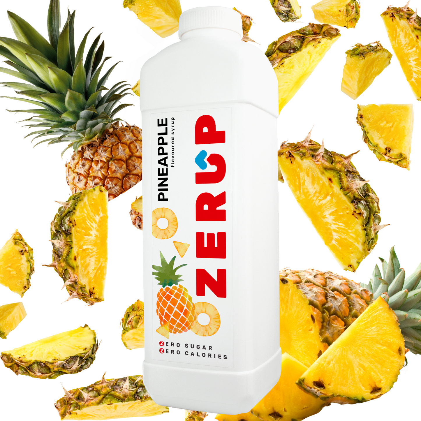 Zerup Zero Sugar Pineapple Syrup 1L x 6