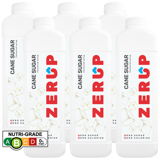 Zerup Zero Sugar Cane Sugar Syrup 1L x 6