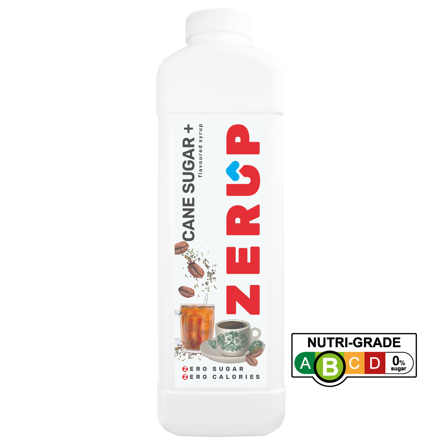 Zerup Zero Sugar Cane Sugar + Syrup 1L