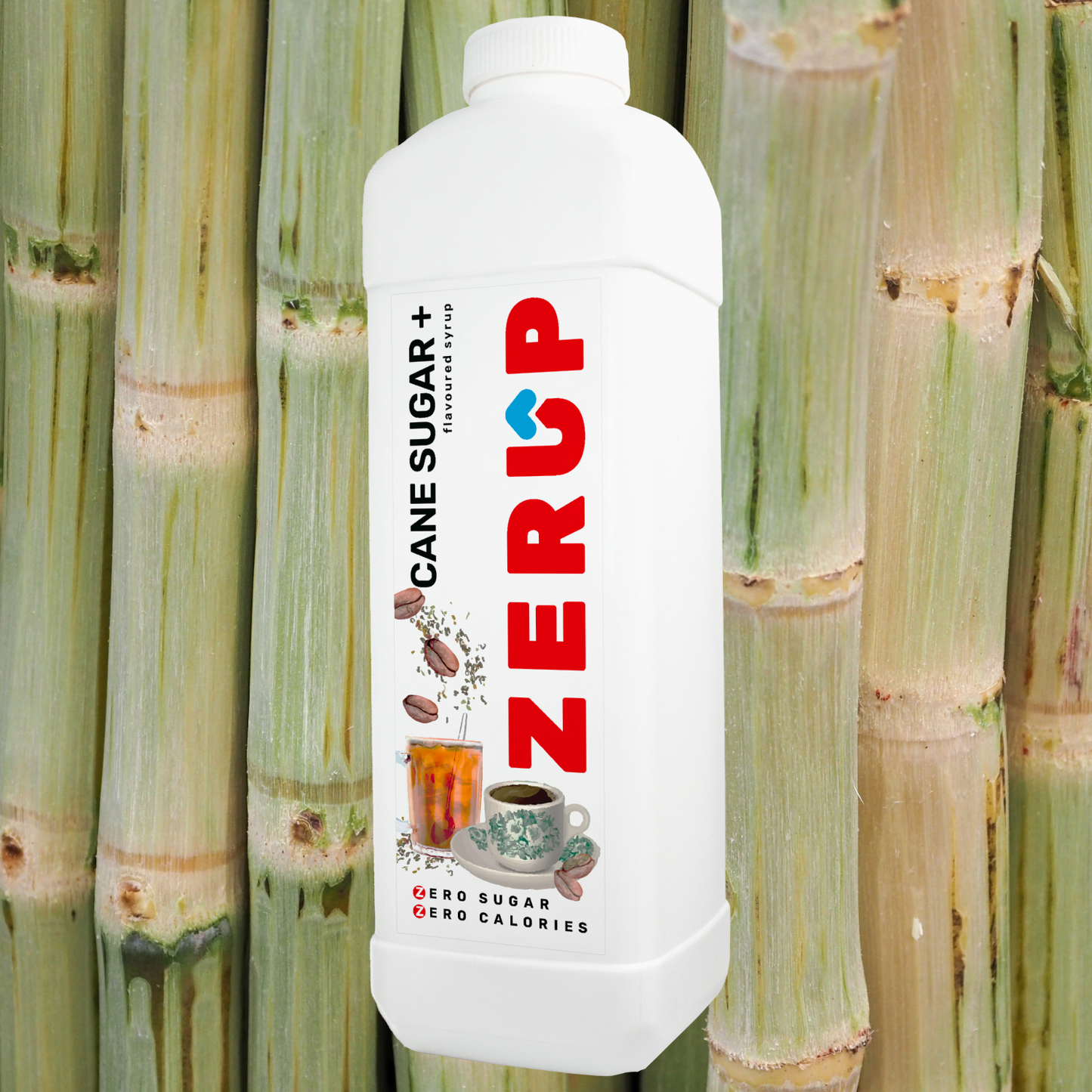 Zerup Zero Sugar Cane Sugar + Syrup 1L