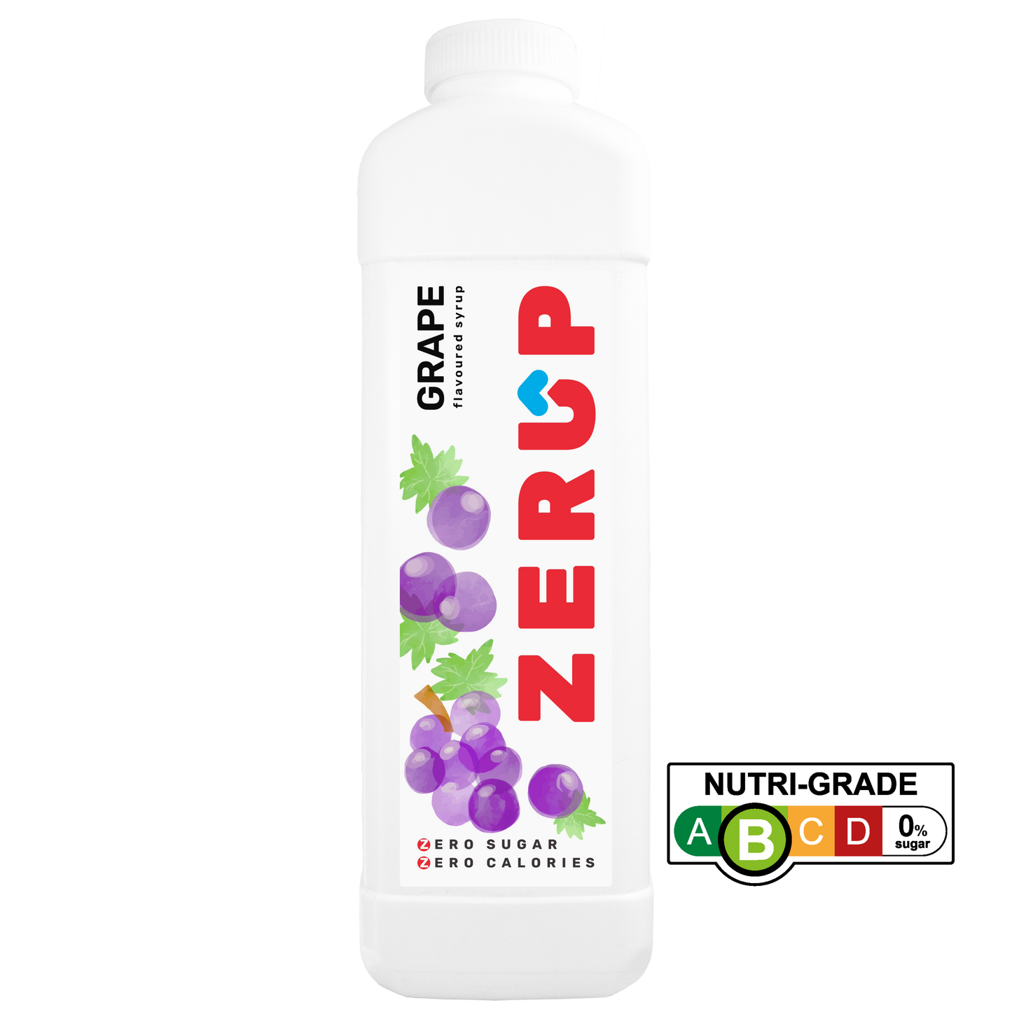 Zerup Zero Sugar Grape Syrup 1L