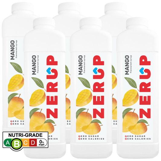 Zerup Zero Sugar Mango Syrup 1L x 6