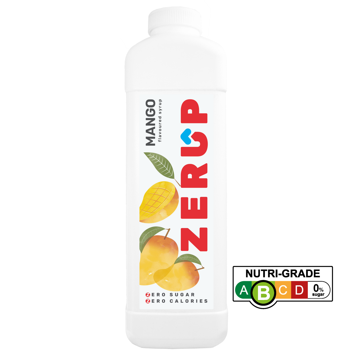 Zerup Zero Sugar Mango Syrup 1L
