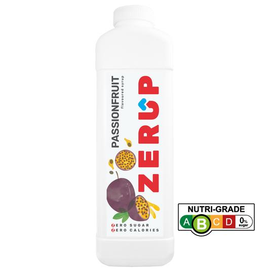 Zerup Zero Sugar Passionfruit Syrup 1L