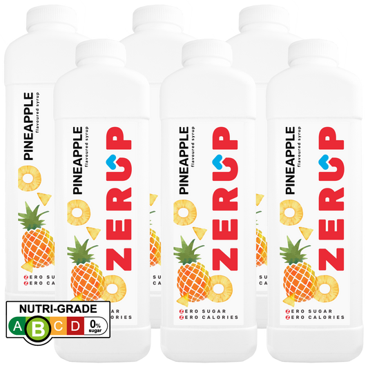 Zerup Zero Sugar Pineapple Syrup 1L x 6