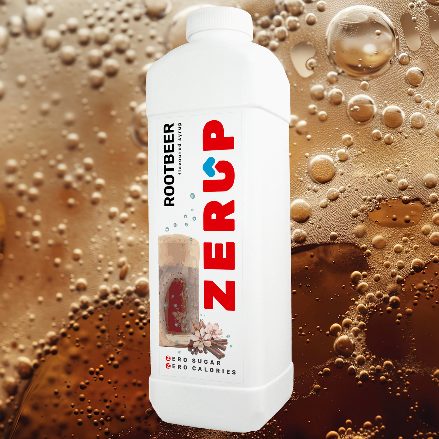 Zerup Zero Sugar Rootbeer Syrup 1L