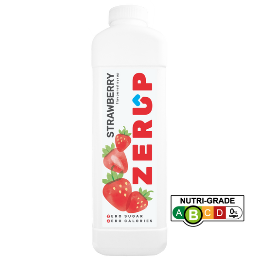 Zerup Zero Sugar Strawberry Syrup 1L