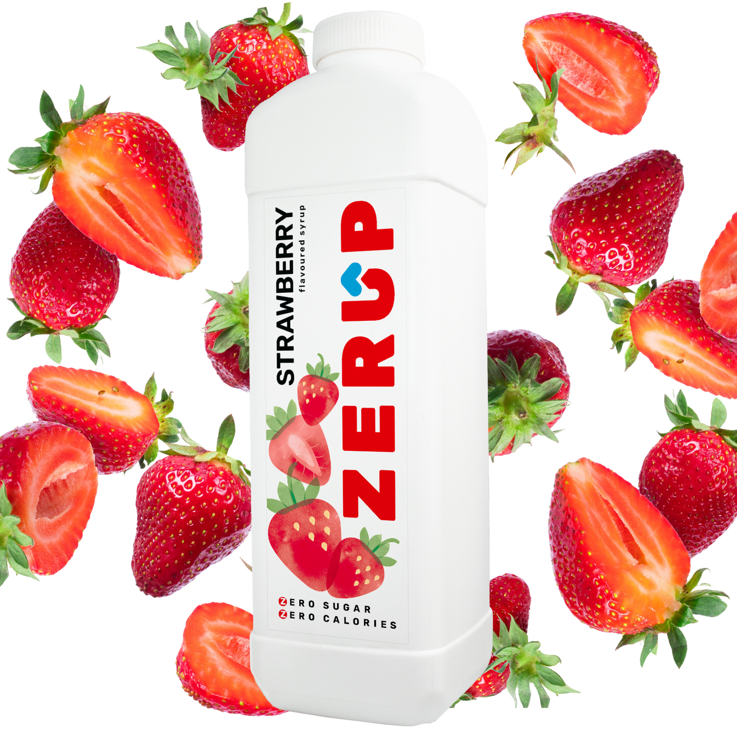 Zerup Zero Sugar Strawberry Syrup 1L