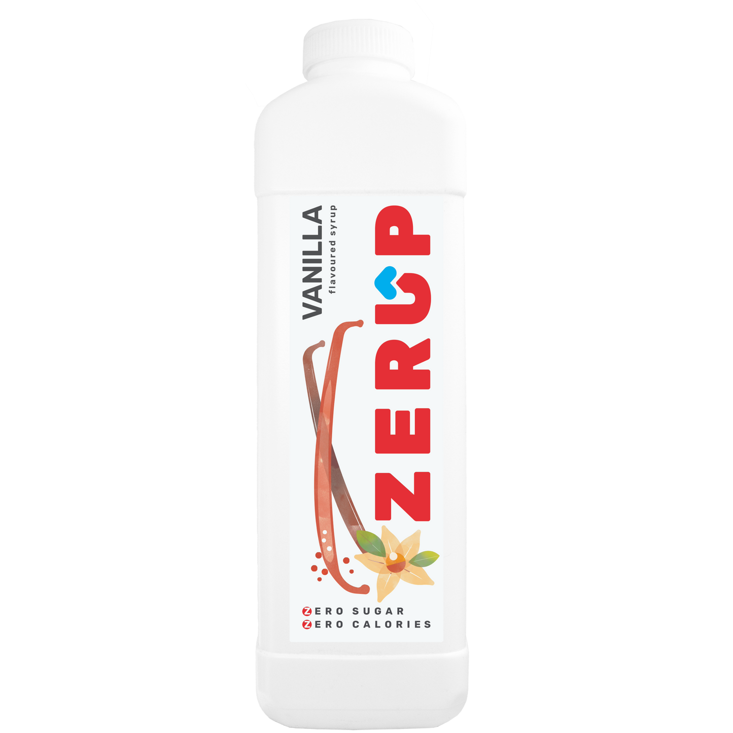 Zerup Zero Sugar Vanilla Syrup 1L x 6
