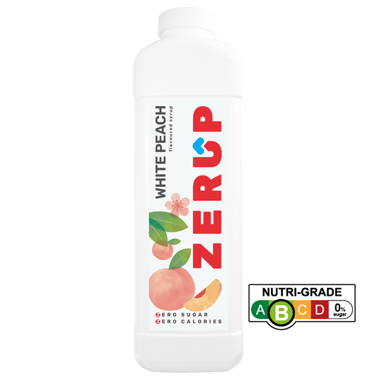 Zerup Zero Sugar White Peach Syrup 1L