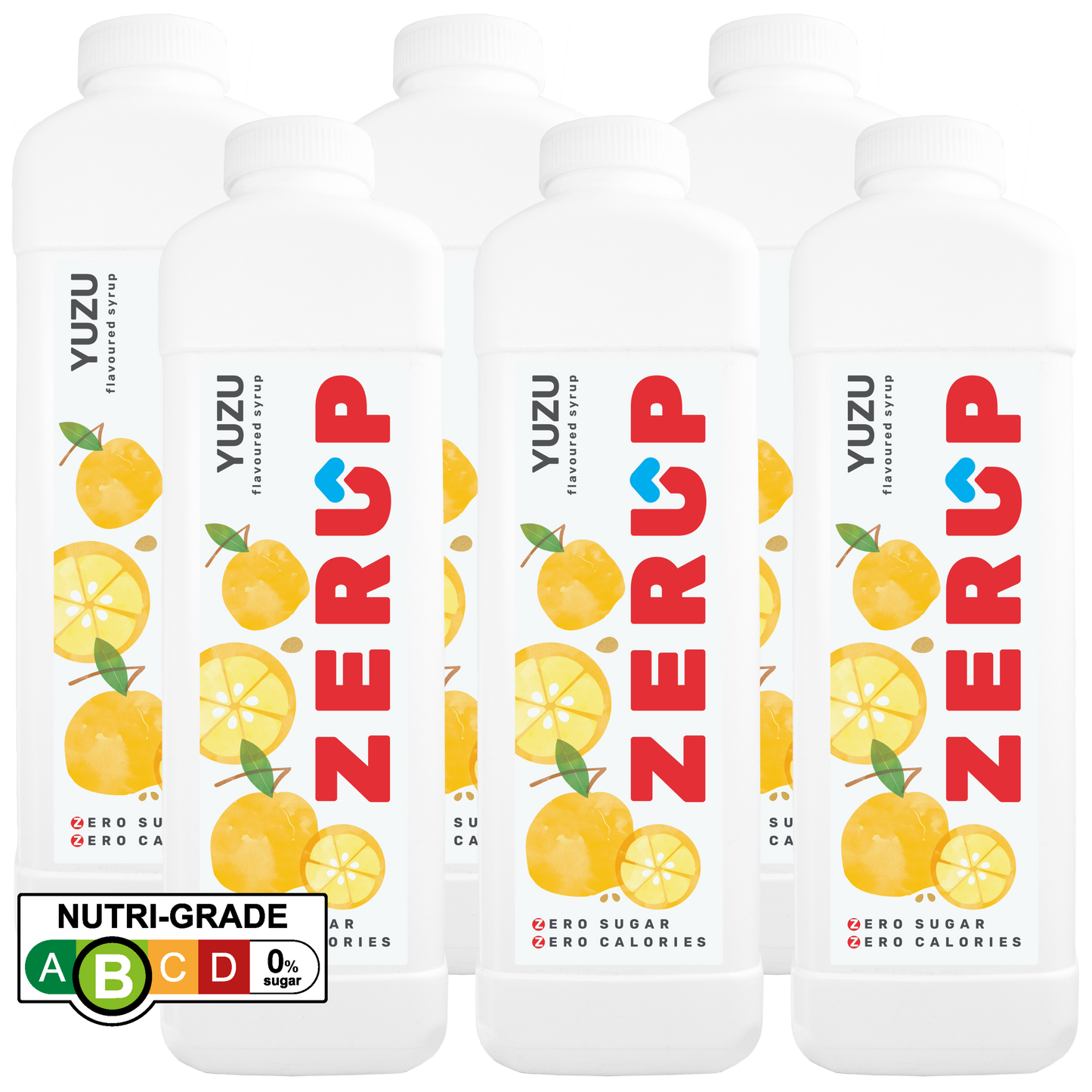 Zerup Zero Sugar Yuzu Syrup 1L x 6