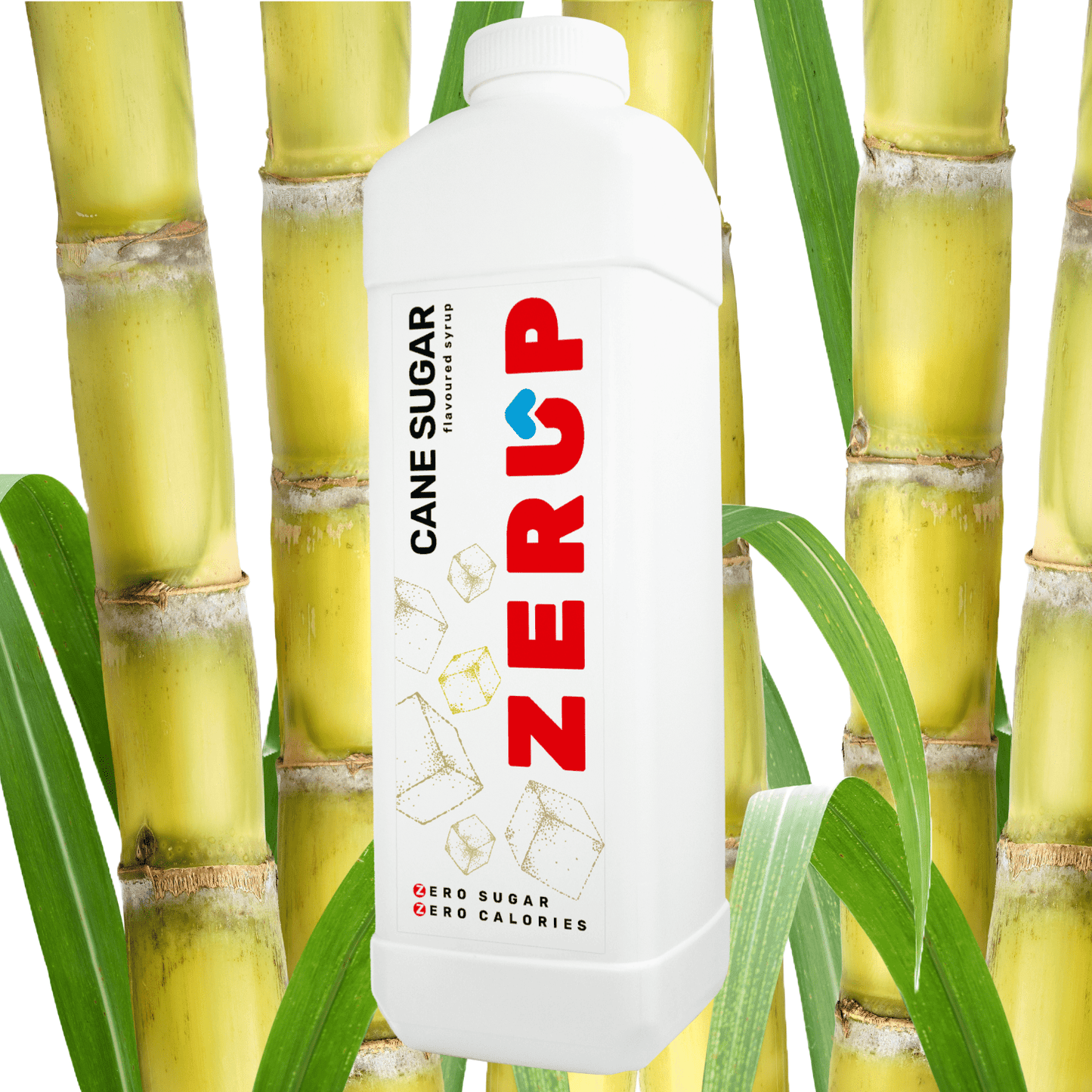 Zerup Zero Sugar Cane Sugar Syrup 1L - zerup