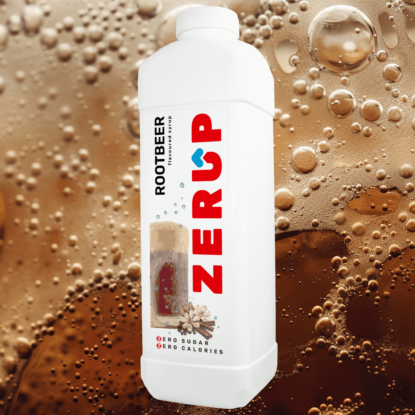Zerup Zero Sugar Rootbeer Syrup 1L - zerup