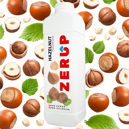 Zerup Zero Sugar Hazelnut Syrup 1L