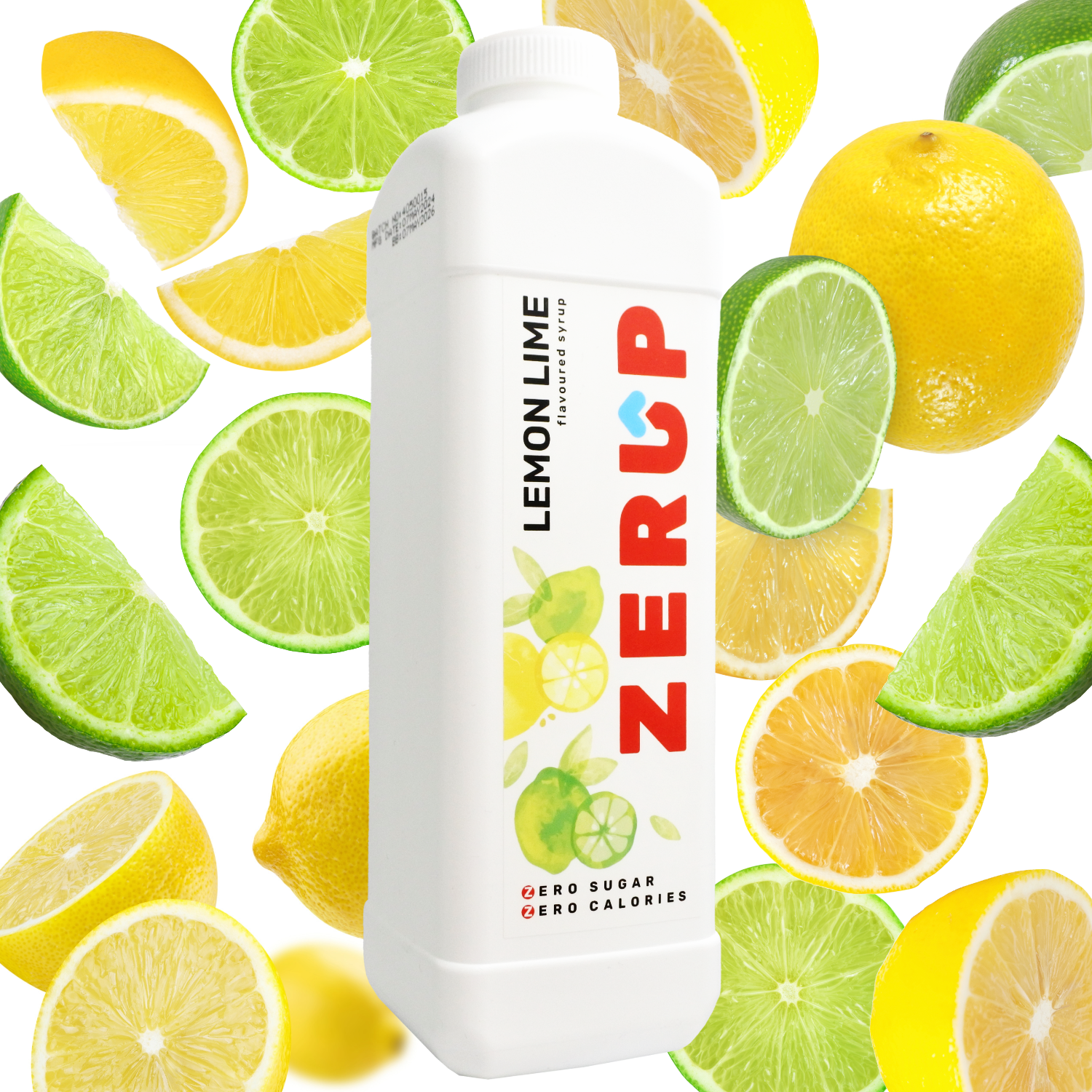 Zerup Zero Sugar Lemon Lime Syrup 1L