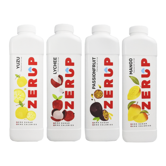 Zerup Zero Sugar Exotic Fruits Pack of 4