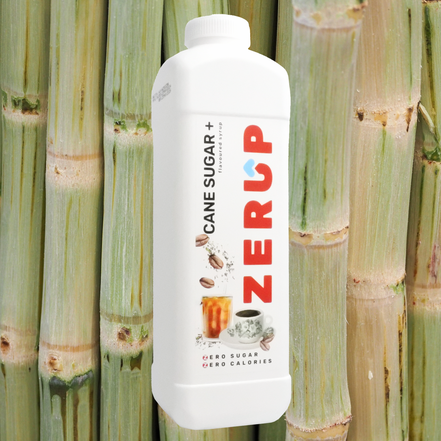 Zerup Zero Sugar Cane Sugar + Syrup 1L