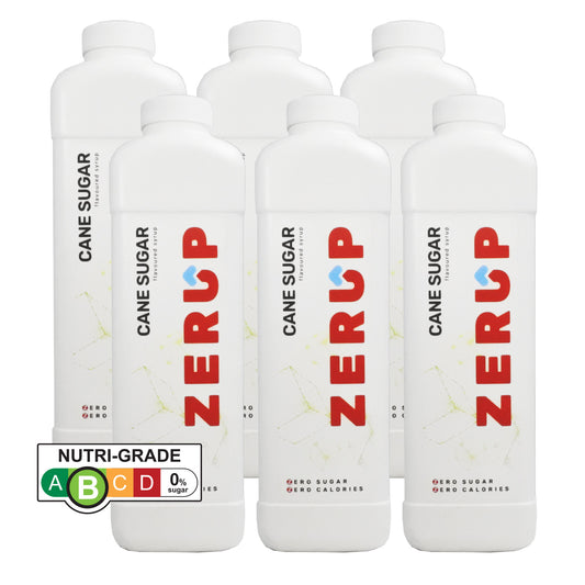 Zerup Zero Sugar Cane Sugar Syrup 1L x 6