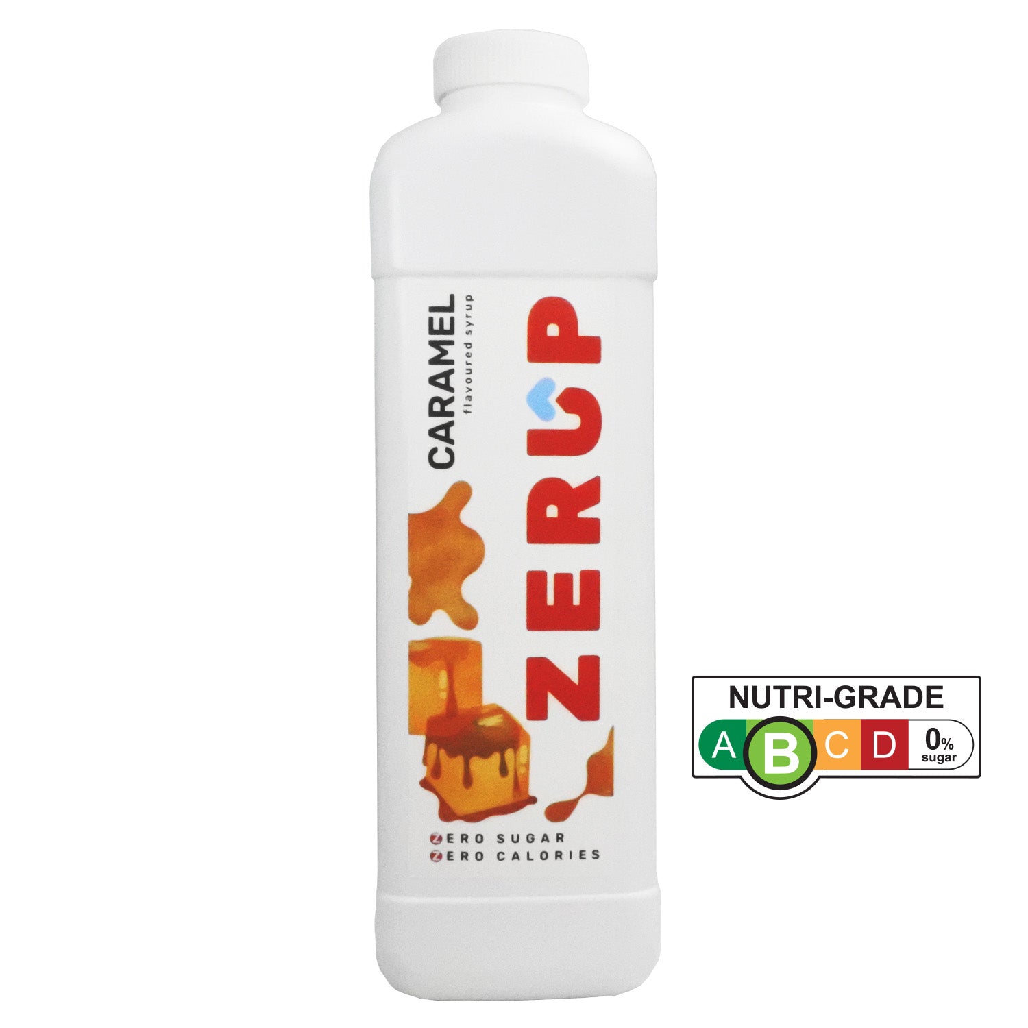 Zerup Zero Sugar Caramel Syrup 1L