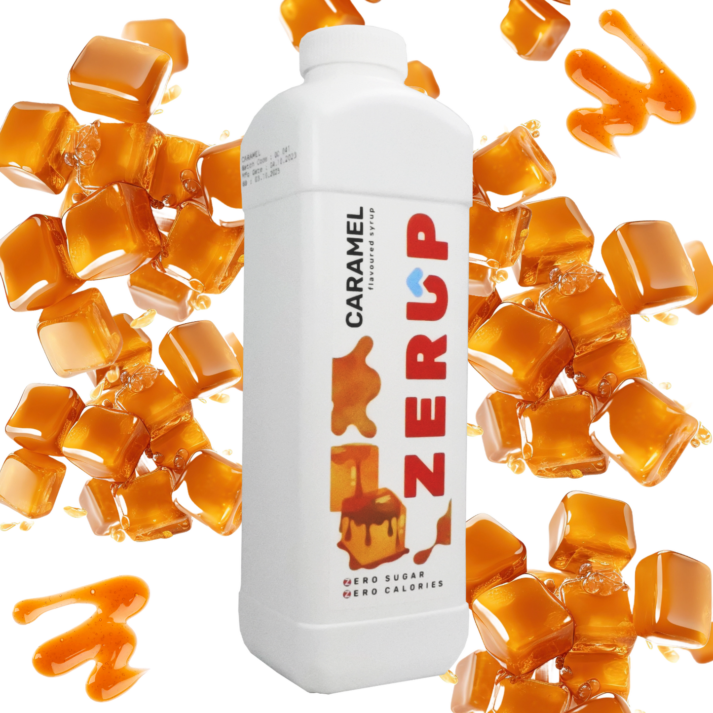 Zerup Zero Sugar Caramel Syrup 1L x 6