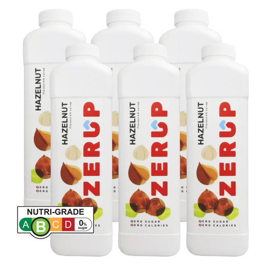 Zerup Zero Sugar Hazelnut Syrup 1L x 6