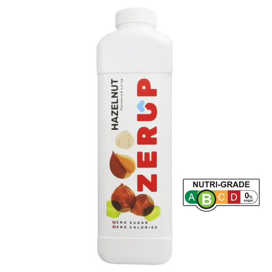 Zerup Zero Sugar Hazelnut Syrup 1L