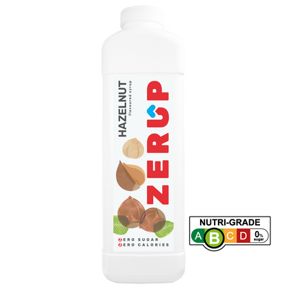 Zerup Zero Sugar Hazelnut Syrup 1L