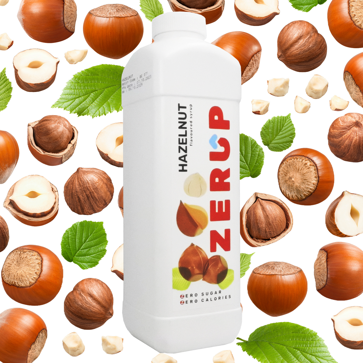 Zerup Zero Sugar Hazelnut Syrup 1L x 6