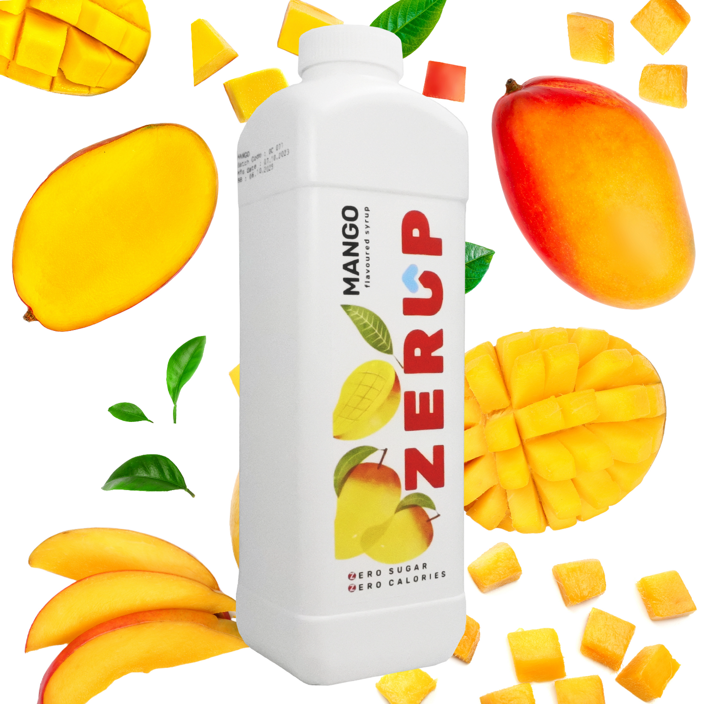 Zerup Zero Sugar Mango Syrup 1L x 6