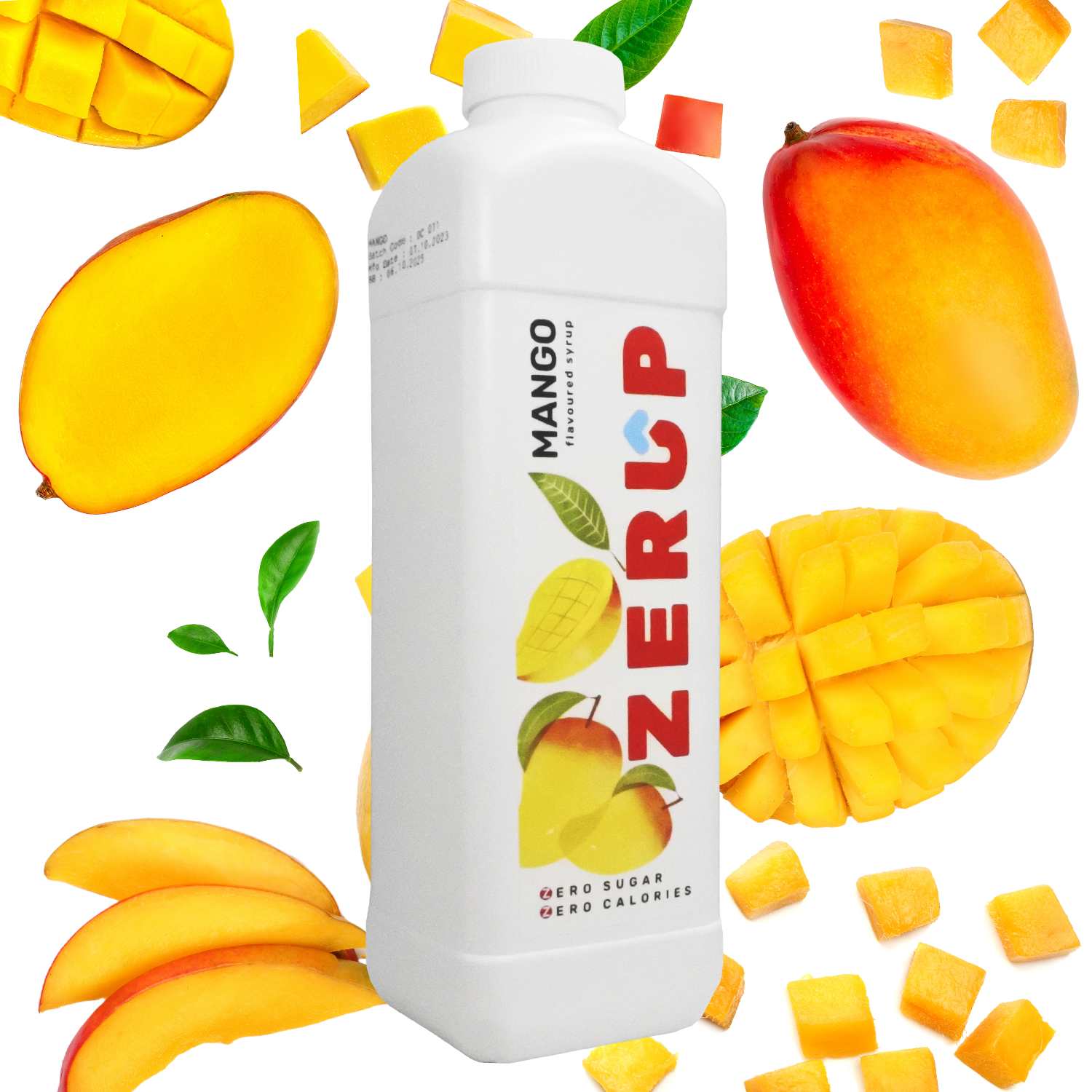 Zerup Zero Sugar Mango Syrup 1L