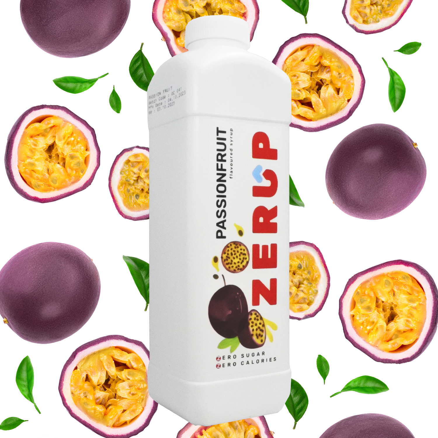 Zerup Zero Sugar Passionfruit Syrup 1L