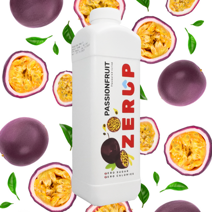 Zerup Zero Sugar Passionfruit Syrup 1L x 6