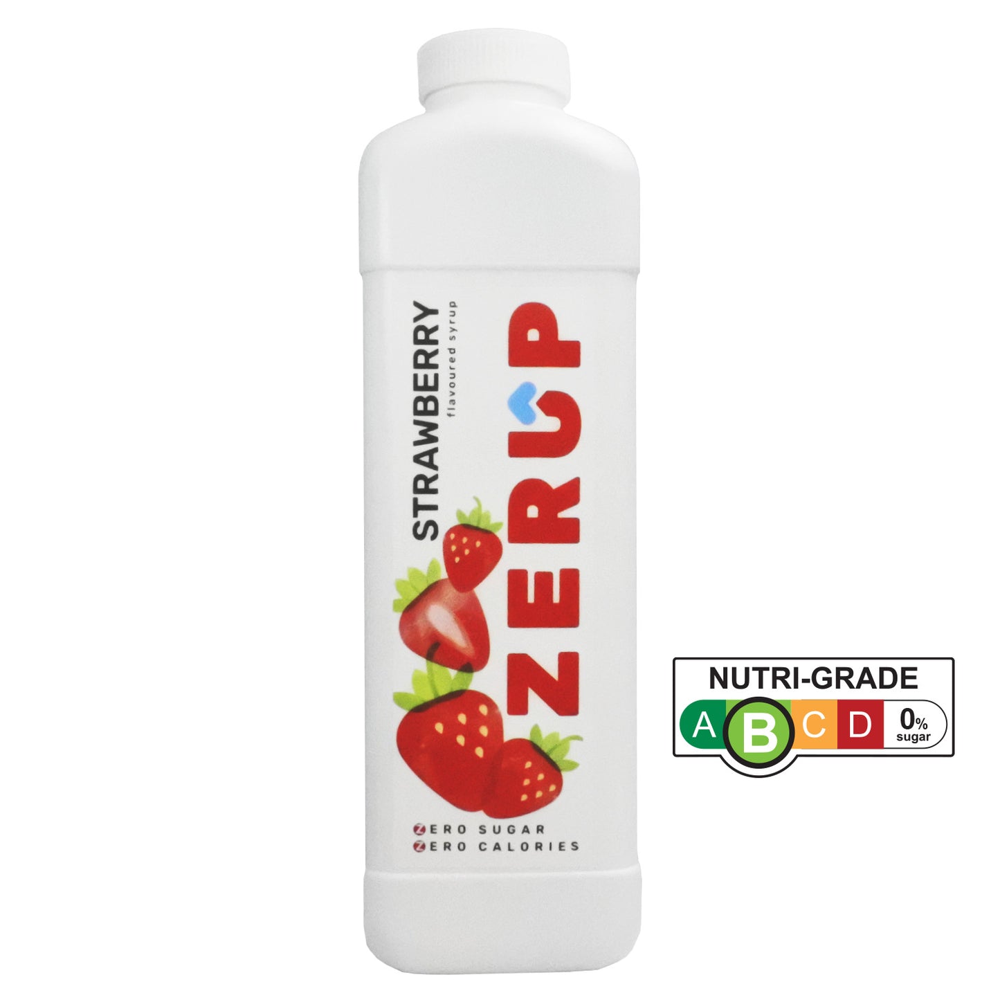 Zerup Zero Sugar Strawberry Syrup 1L