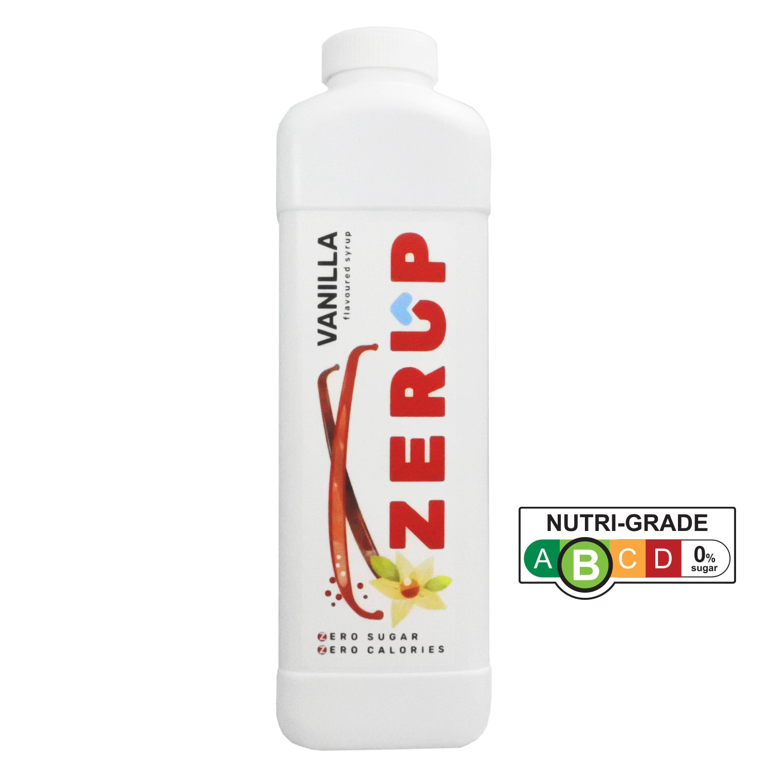 Zerup Zero Sugar Vanilla Syrup 1L