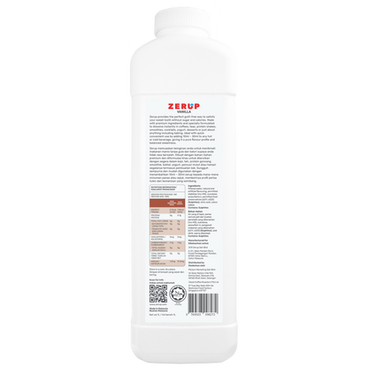 Zerup Zero Sugar Vanilla Syrup 1L