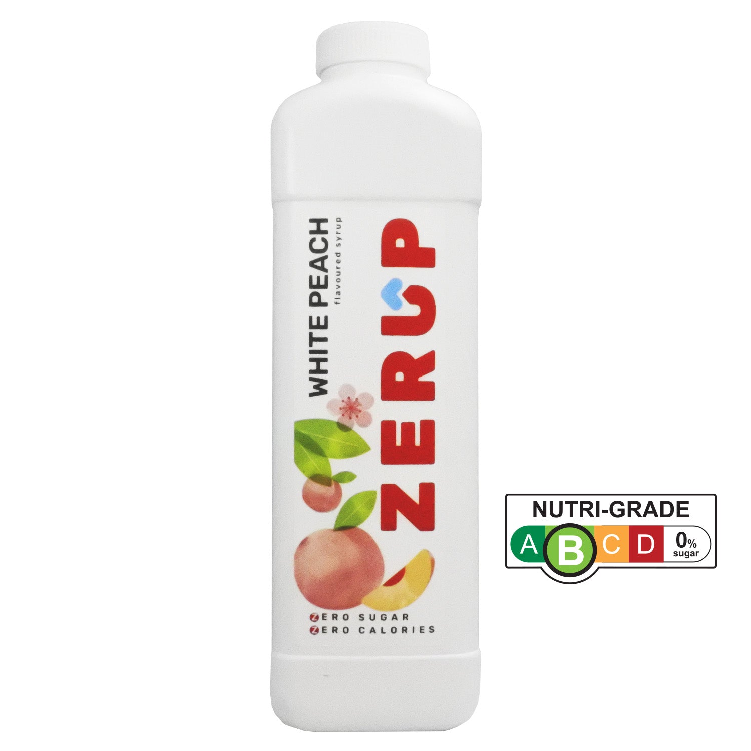 Zerup Zero Sugar White Peach Syrup 1L