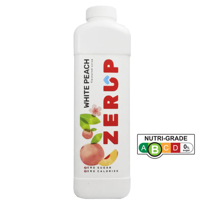 Zerup Zero Sugar White Peach Syrup 1L