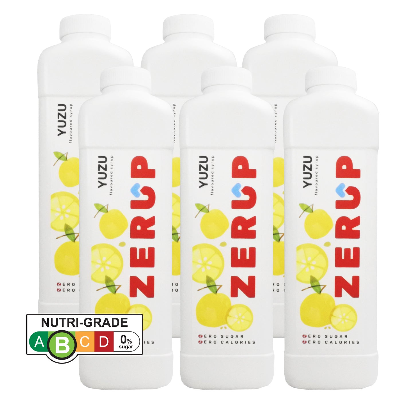 Zerup Zero Sugar Yuzu Syrup 1L x 6