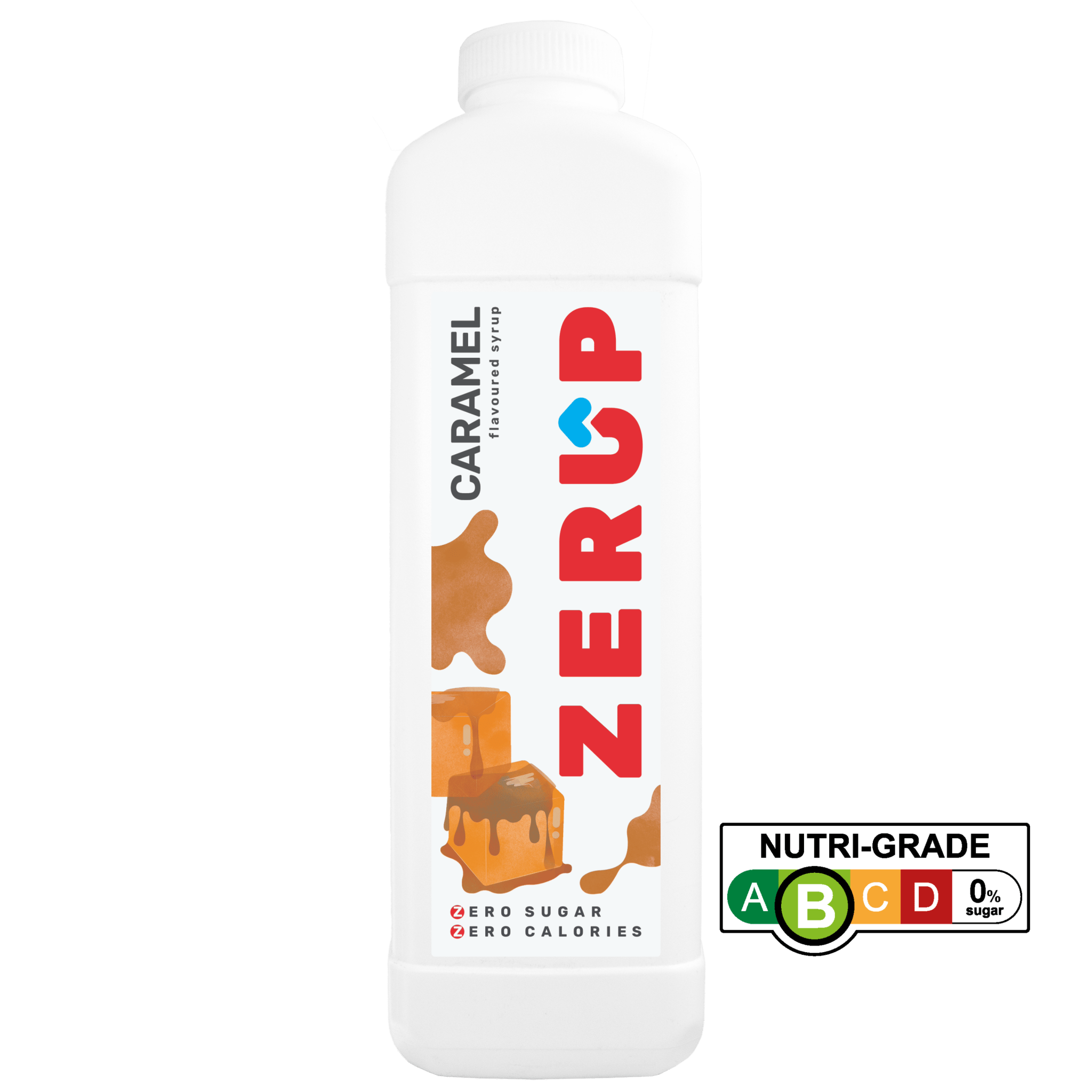 Zerup Zero Sugar Caramel Syrup 1L - zerup