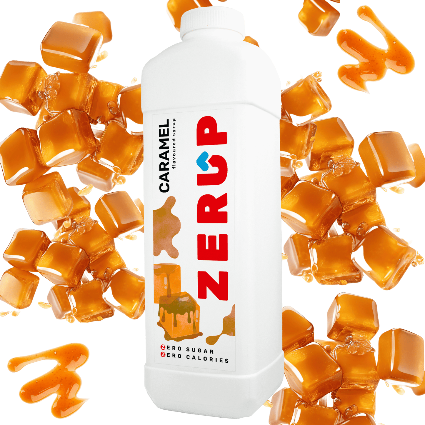 Zerup Zero Sugar Caramel Syrup 1L - zerup