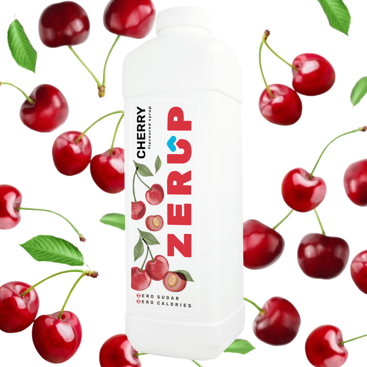 Zerup Zero Sugar Cherry Syrup 1L - zerup