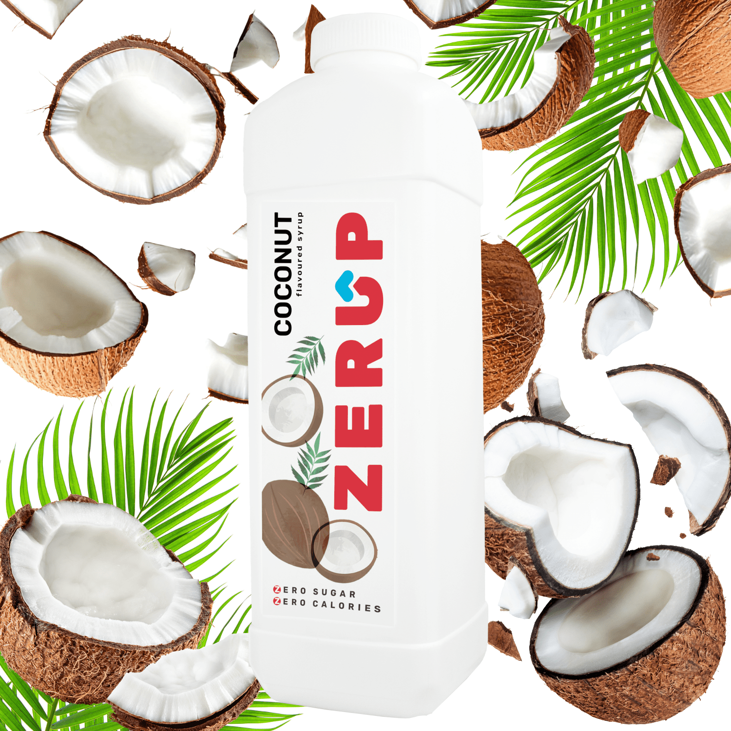 Zerup Zero Sugar Coconut Syrup 1L - zerup