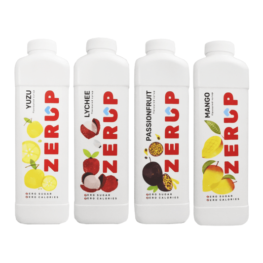 Zerup Zero Sugar Exotic Fruits Pack of 4 - zerup
