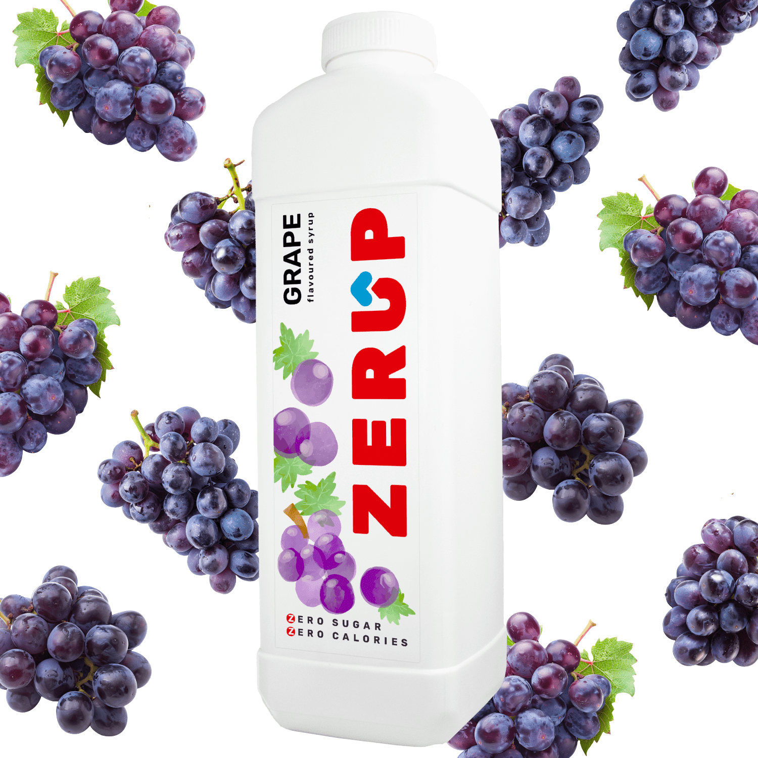 Zerup Zero Sugar Grape Syrup 1L - zerup