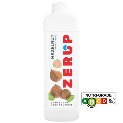 Zerup Zero Sugar Hazelnut Syrup 1L - zerup