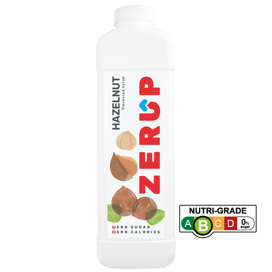 Zerup Zero Sugar Hazelnut Syrup 1L - zerup