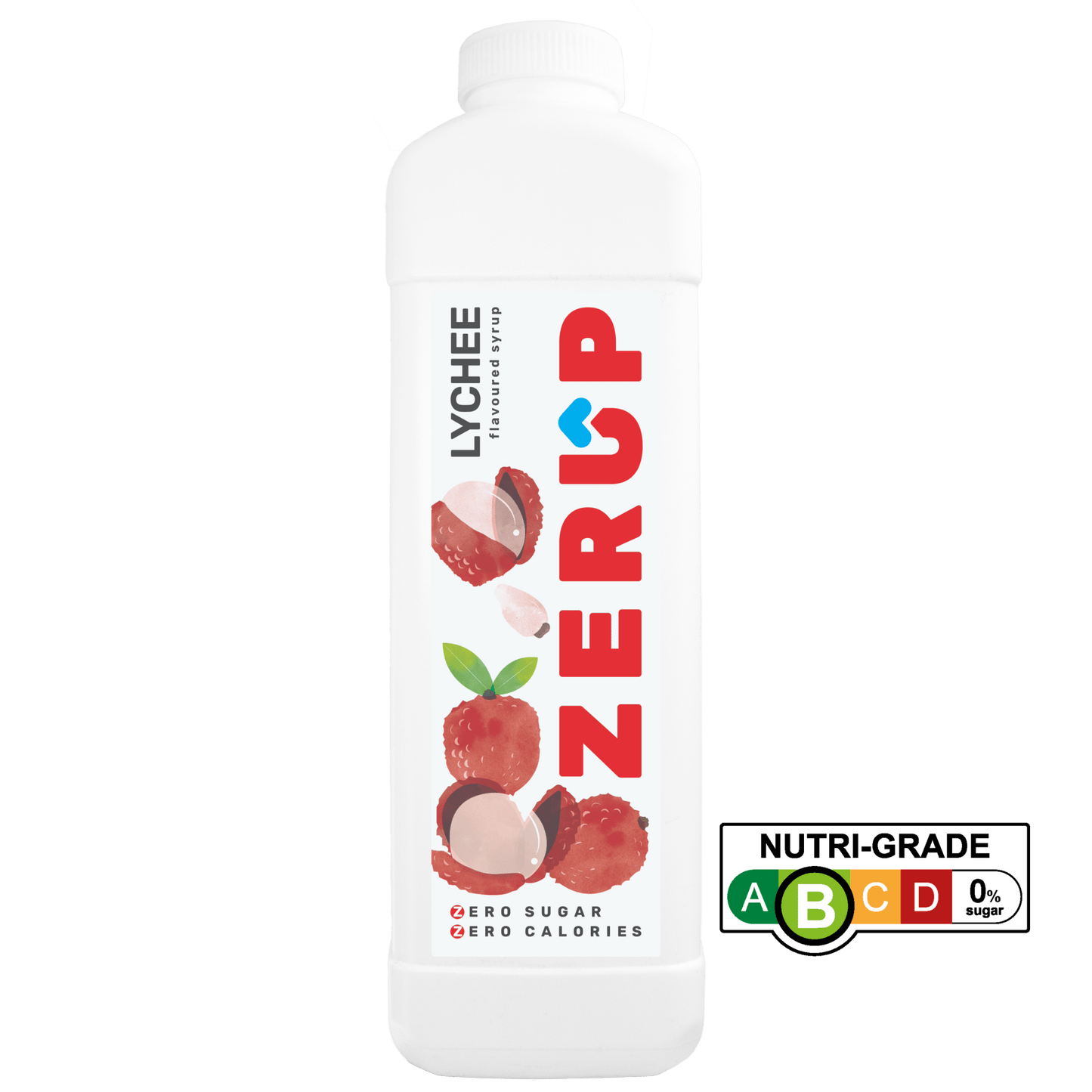 Zerup Zero Sugar Lychee Syrup 1L - zerup