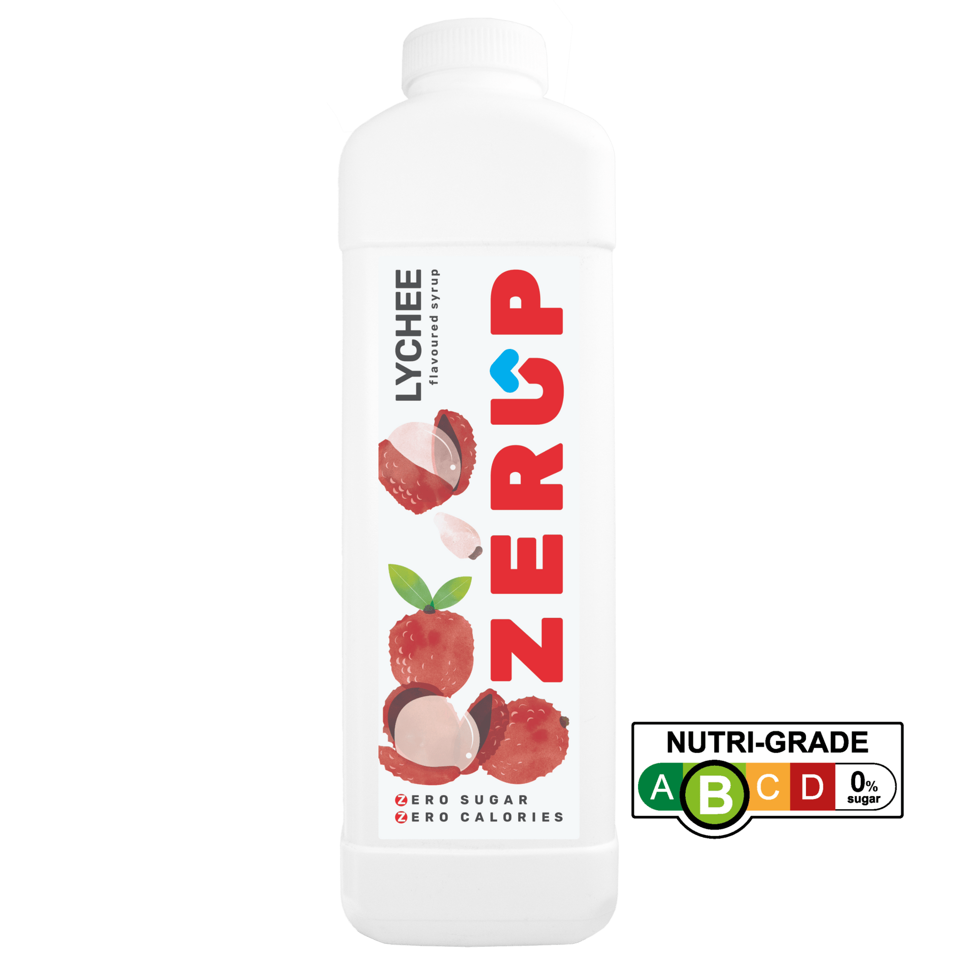 Zerup Zero Sugar Lychee Syrup 1L - zerup