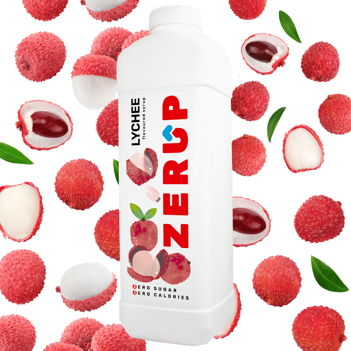 Zerup Zero Sugar Lychee Syrup 1L - zerup
